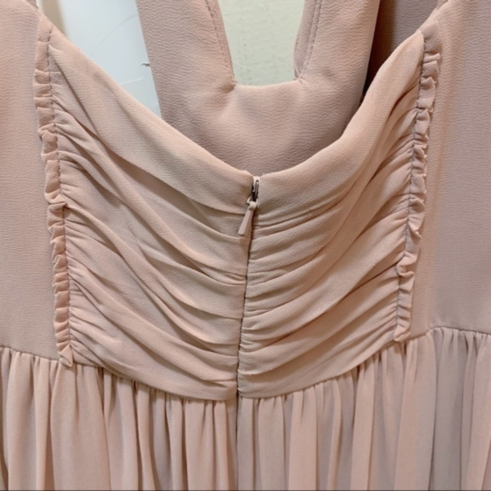 Pink chiffon dress prom wedding bridesmaid special occasion 10 NWT - Picture 5 of 8